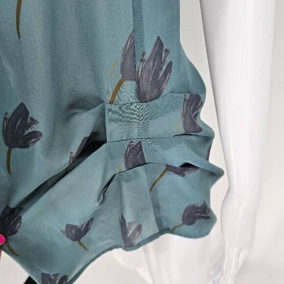 Cabi Tulip Tunic Sheer Blouse Medium - Picture 5 of 6